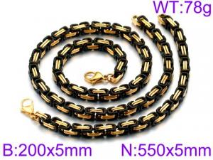 SS Jewelry Set(Most Men) - KS92295-Z