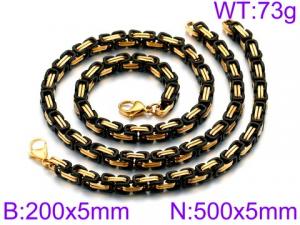 SS Jewelry Set(Most Men) - KS92296-Z