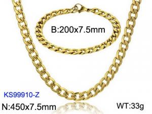 SS Jewelry Set(Most Men) - KS99910-Z