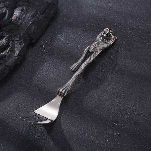 Stainless Steel Table Fork with Mighty Lion Handle - KTA057-KJX