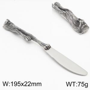 Stainless Steel Table knife with Mighty Lion Handle - KTA058-KJX