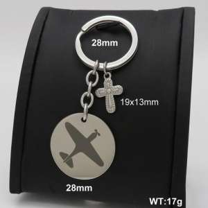 Stainless Steel Keychain - KY1068-Z