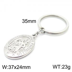 Stainless Steel Keychain Palm Pendant - KY1313-Z