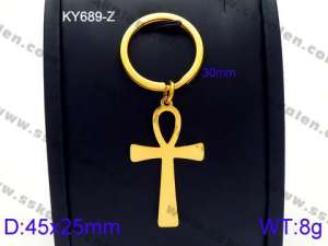 Stainless Steel Keychain - KY689-Z