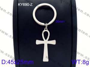 Stainless Steel Keychain - KY690-Z