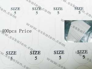 Size 5 Tags--400pcs price - KPS209