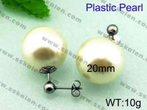 Plastic Earrings  - KE55356-Z