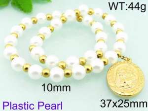 Plastic Necklace - KN20668-Z