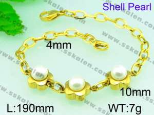 Shell Pearl Bracelets - KB54633-Z