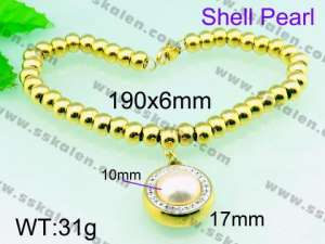 Shell Pearl Bracelets - KB54899-Z