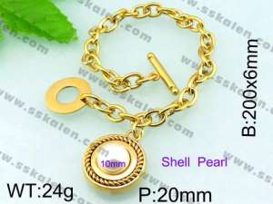 Shell Pearl Bracelets - KB56860-Z
