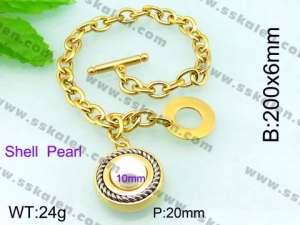 Shell Pearl Bracelets - KB56867-Z