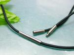 Stainless Stee Clasp with Rubber Cord--2mm - KN1109