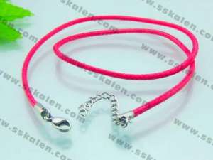 Stainless Steel Clasp with Fabric Cord - KN15931-Z