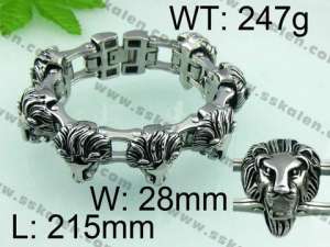 Stainless Steel Bicycle Bracelet  - KB40288-D