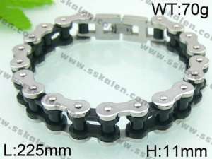 Stainless Steel Bicycle Bracelet - KB43130-D