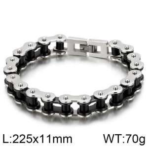 Stainless Steel Bicycle Bracelet  - KB43130-D