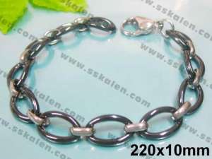 Stainless steel with Ceramic Bracelet - KB25114-W