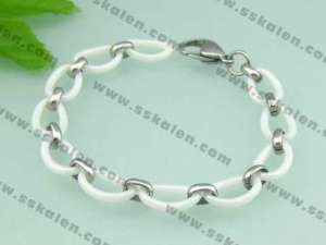 Stainless steel with Ceramic Bracelet - KB32228-W