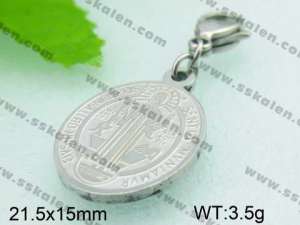 Stainless Steel Charms with Lobster   - KRP1875-Z