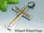 Stainless Steel Cross Pendant  - KP10385