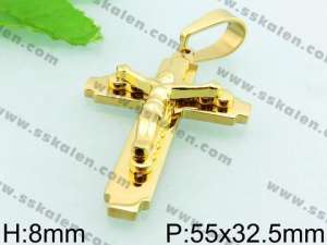  Stainless Steel Cross Pendant  - KP41521-H