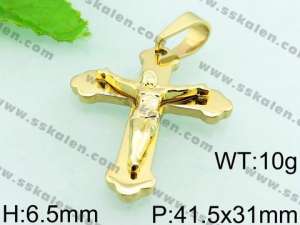  Stainless Steel Cross Pendant  - KP41527-H