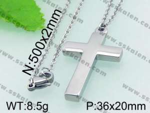 Stainless Steel Cross Pendant  - KP41668-Z