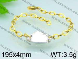  Stainless Steel Crystal Bracelet  - KB49689-Z