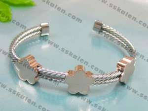 Stainless Steel Gold-plating Bangle - KB23569-D