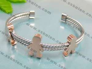 Stainless Steel Gold-plating Bangle - KB23570-D