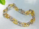 Stainless Steel with Gold-plating Bracelet  - KB13293