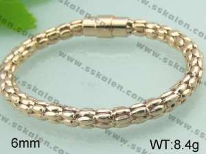 Stainless Steel Gold-plating Bracelet - KB35314-T