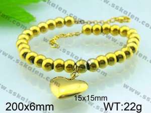  Stainless Steel Gold-plating Bracelet  - KB50197-Z