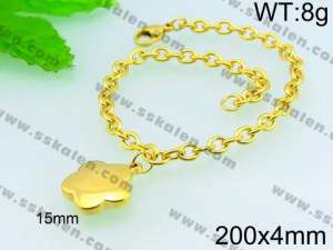  Stainless Steel Gold-plating Bracelet  - KB54248-Z