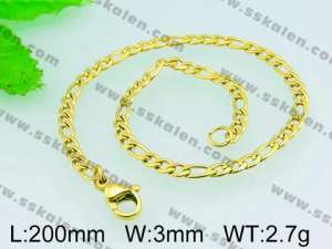  Stainless Steel Gold-plating Bracelet  - KB54256-Z