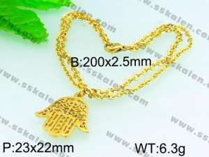  Stainless Steel Gold-plating Bracelet  - KB54758-Z