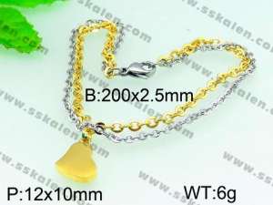  Stainless Steel Gold-plating Bracelet  - KB54764-Z