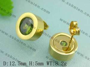 SS Gold-Plating Earring  - KE26040-D