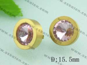 SS Gold-Plating Earring  - KE29219-D
