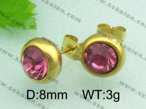 SS Gold-Plating Earring  - KE29874-D
