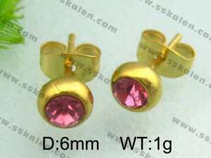 SS Gold-Plating Earring - KE30646-D