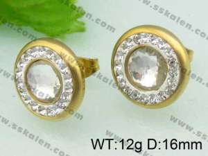 SS Gold-Plating Earring  - KE37982-D