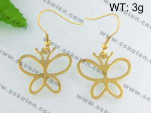  SS Gold-Plating Earring  - KE40171-Z