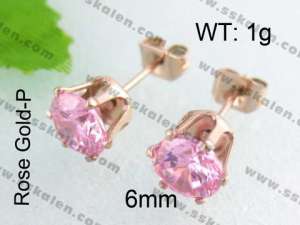 SS Gold-Plating Earring - KE40282-YX