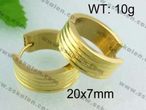 SS Gold-Plating Earring  - KE40360-YX