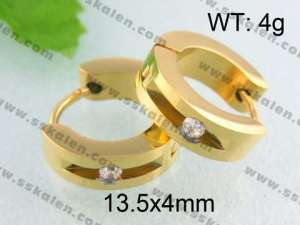 SS Gold-Plating Earring - KE40366-YX