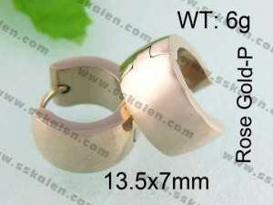 SS Gold-Plating Earring - KE40372-YX