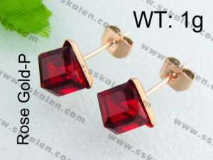 SS Gold-Plating Earring - KE40637-YX