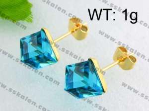 SS Gold-Plating Earring - KE40648-YX